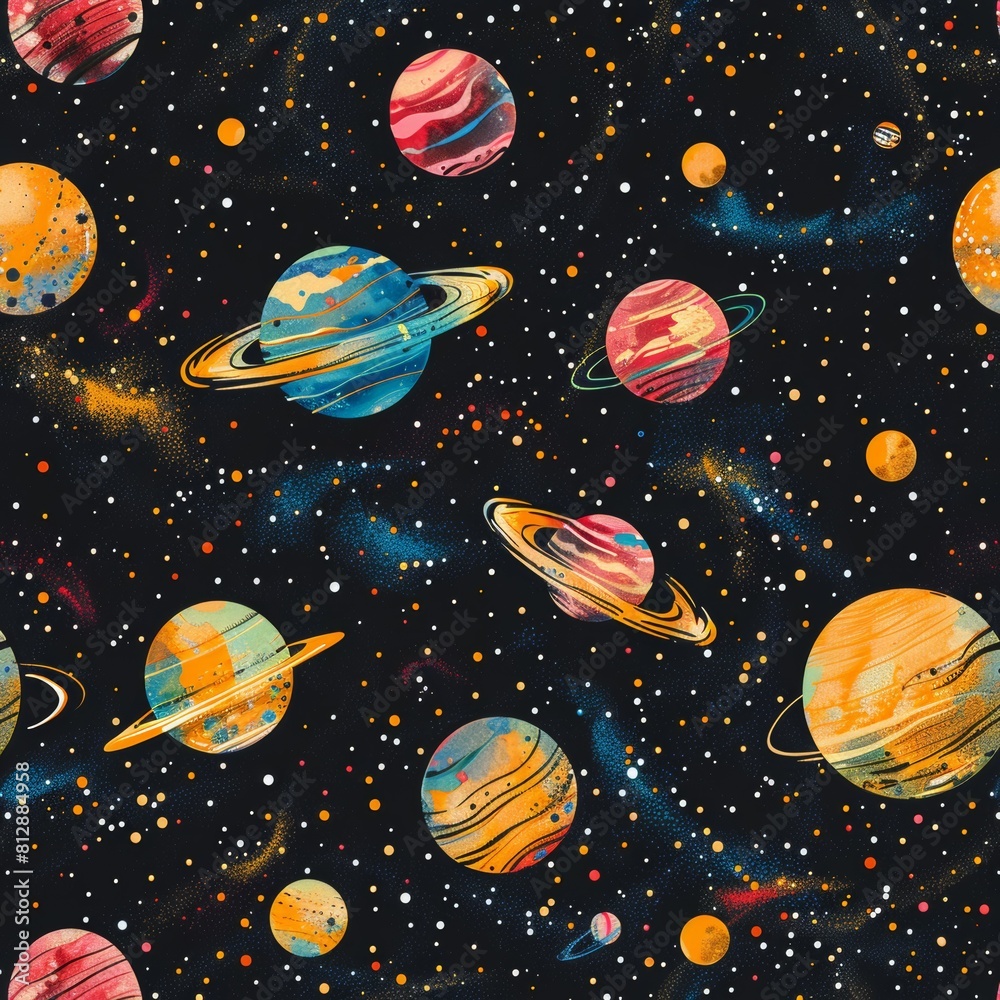 planets pattern planets pattern