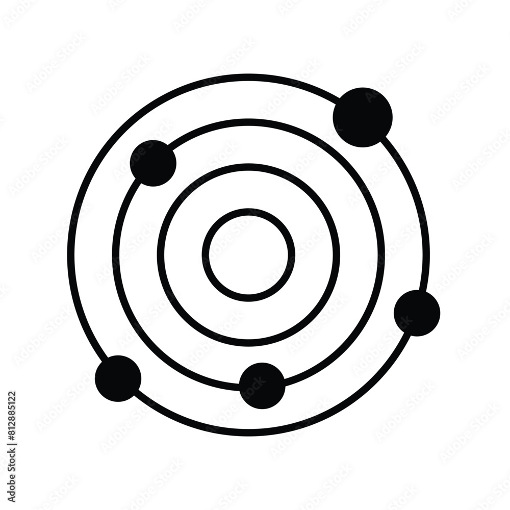 space  with white background vector stock illustration