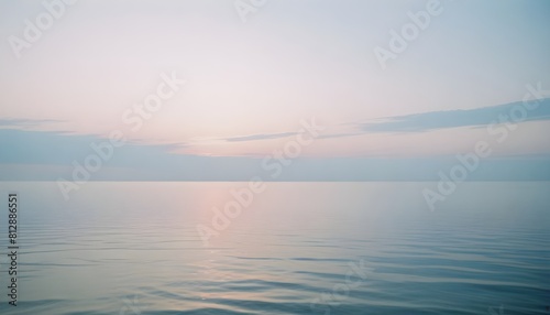 Beautiful beach  sea  ocean  horizon. Peaceful  calm  aesthetic 