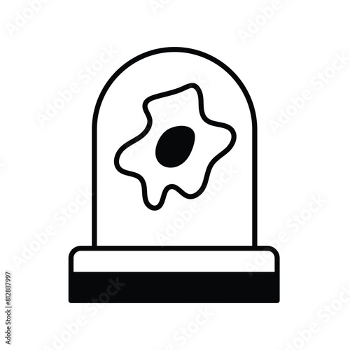 tektite  with white background vector stock illustration