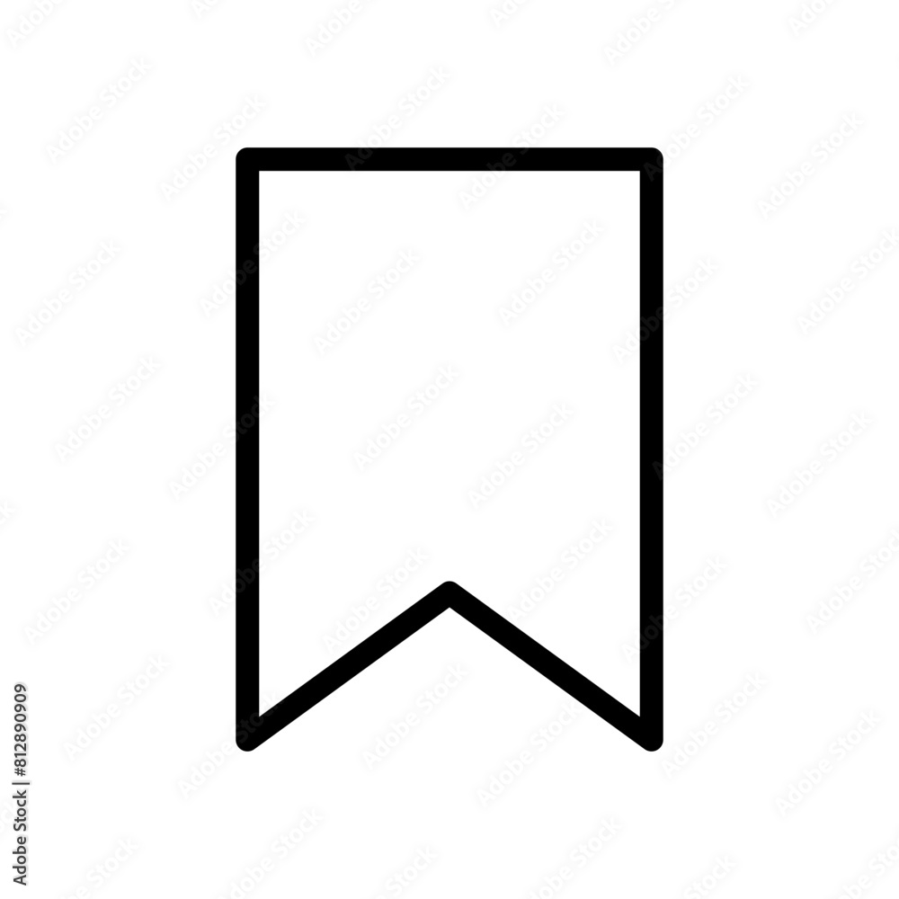 Bookmark icon isolated on white background. Bookmark icon isolated on white background.