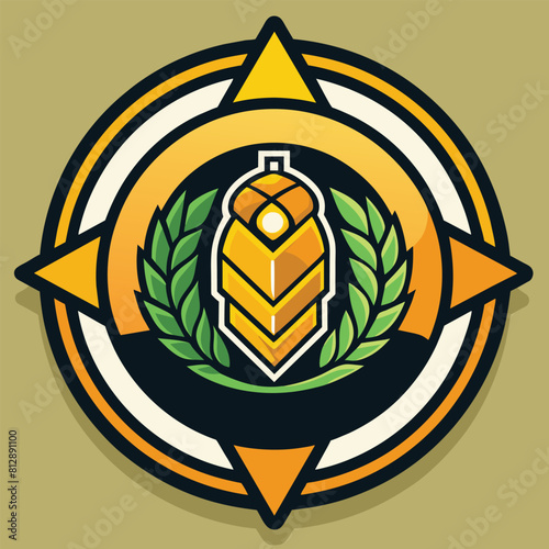 A simple and stylish logo design for a modern beer company emphasizing GA, Generate a simple and stylish logo for a modern gastropub with a rotating selection of local beers