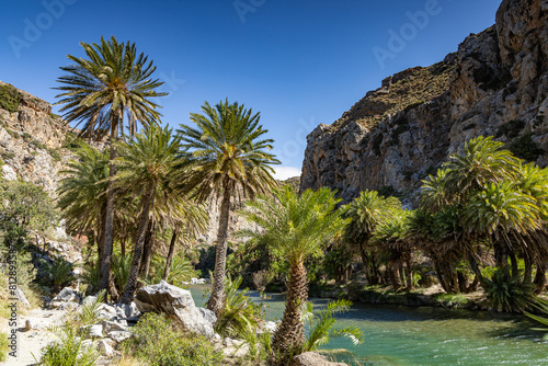 Fototapeta Naklejka Na Ścianę i Meble -  Preveli beach (Grèce - Crète)