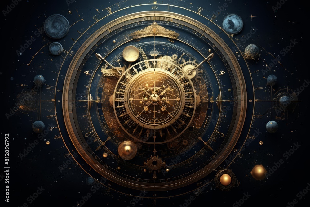 A scientist delves into astronomy with unexpected steampunk elements A scientist delves into astronomy with unexpected steampunk elements