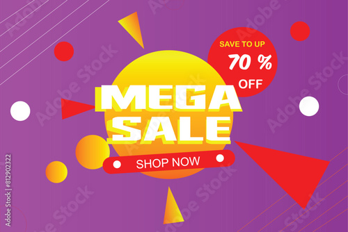 Sales promotion to promote a product so that it sells quickly by using promotional banners