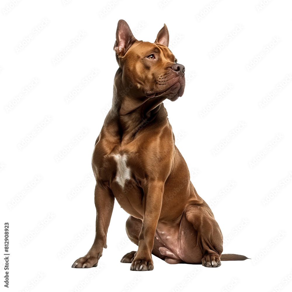 Dogue de Bordeaux dog in front of a transparent background Dogue de Bordeaux dog in front of a transparent background