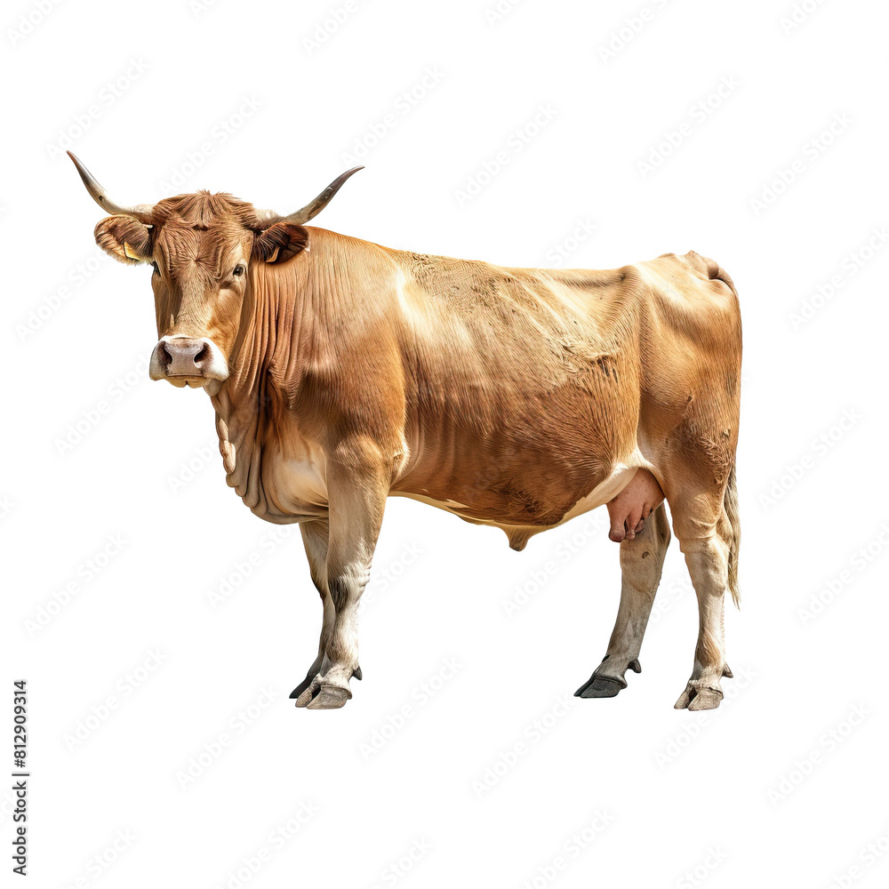Cow isolated on transparent background Cow isolated on transparent background