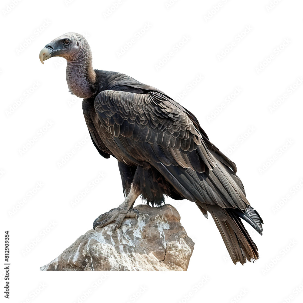 Griffon Vulture - Isolated on transparent background Griffon Vulture - Isolated on transparent background