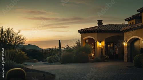 A luxury Home in Scottsdale Arizona   Generative AI
