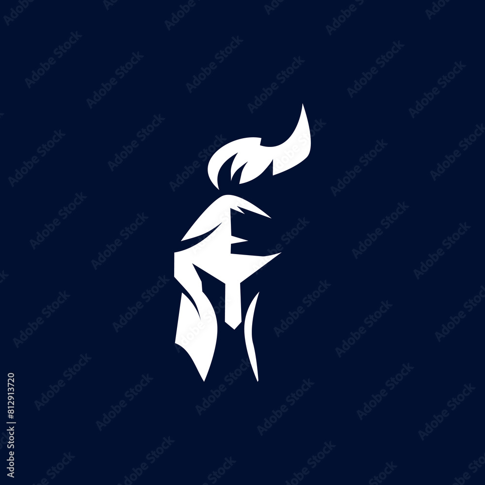 Warrior Knight Logo. Knight vector illustration. Warrior Knight Logo. Knight vector illustration.