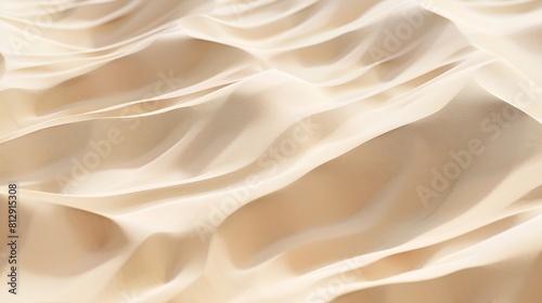 Abstract minimal hot summer vacation texture Closeup view of beach or desert dune sand waves Aesthetic neutral colour nature landscape : Generative AI