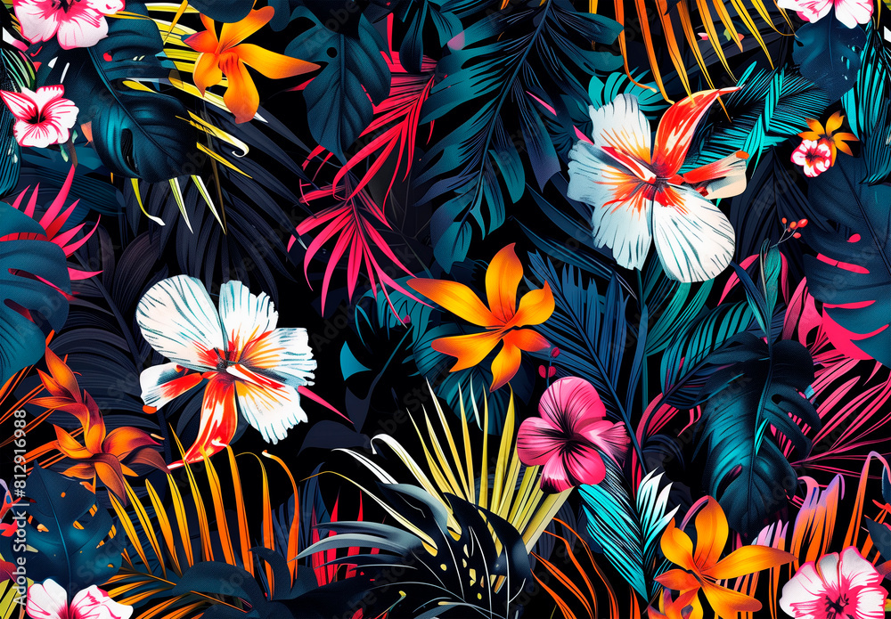 Tropical plants and flowers Tropical plants and flowers