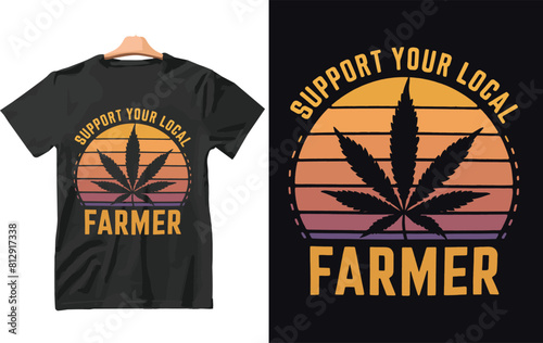 Support your local farmer t-shirt Design.