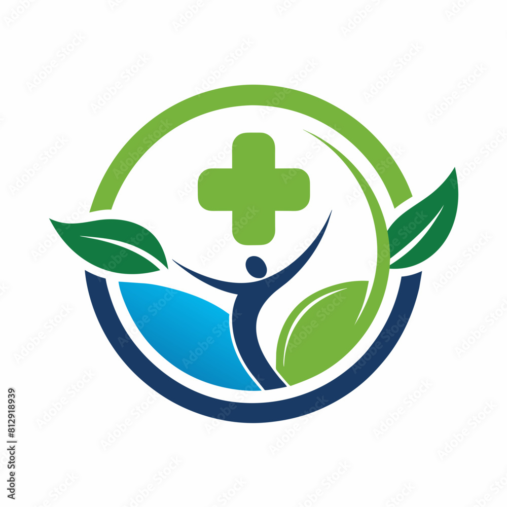 Obraz premium A logo for health supplements vector artwork illustration