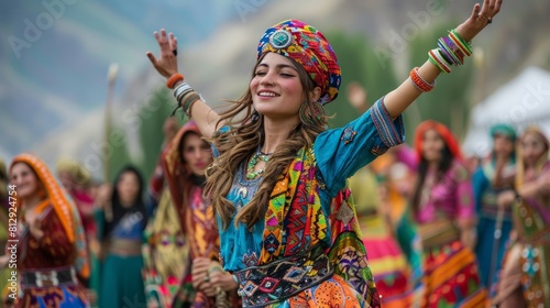 The Gilgit Baltistan Festival in Pakistan a celebration of the regions unique cultural and geographical features with traditional music dance sports l photo