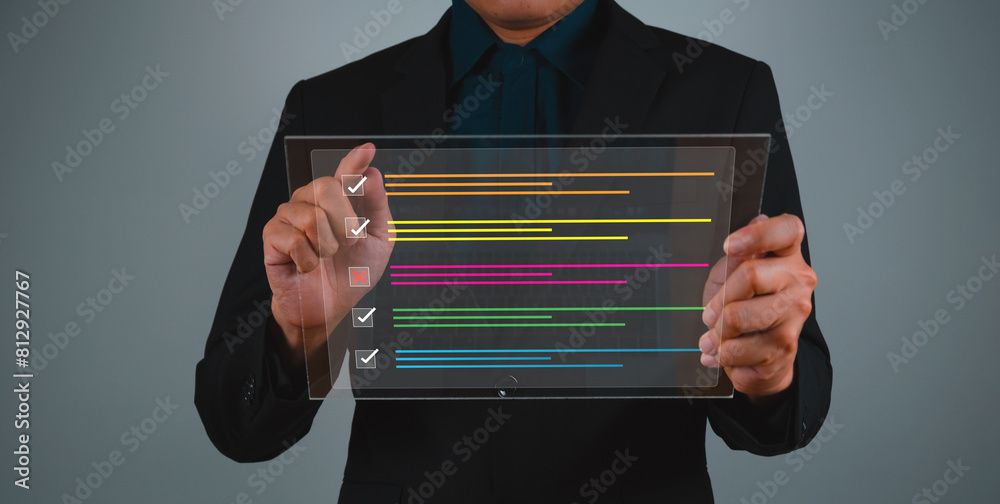 checklist documen Online survey question assessment form digital test ...