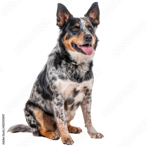 Australian Cattle Dog, isolated on white or transparent background