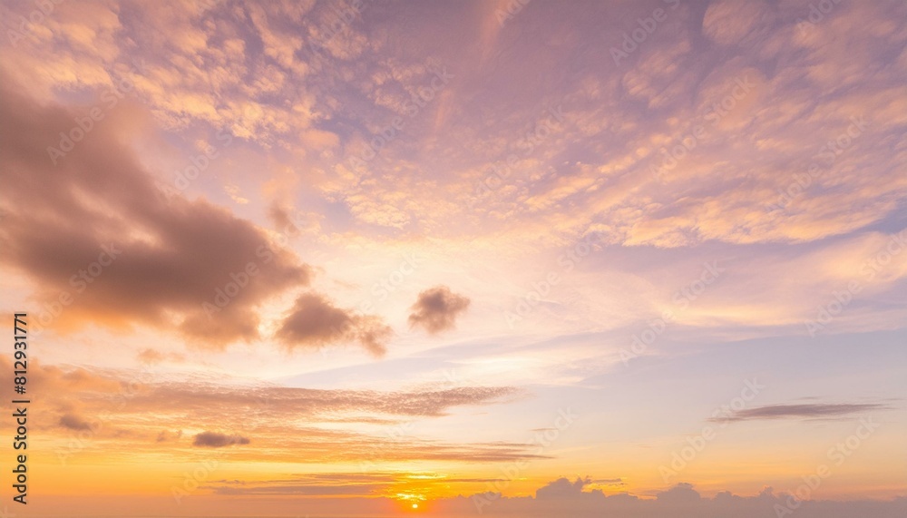 Golden Hour Glory: A Sunset Sky Symphony