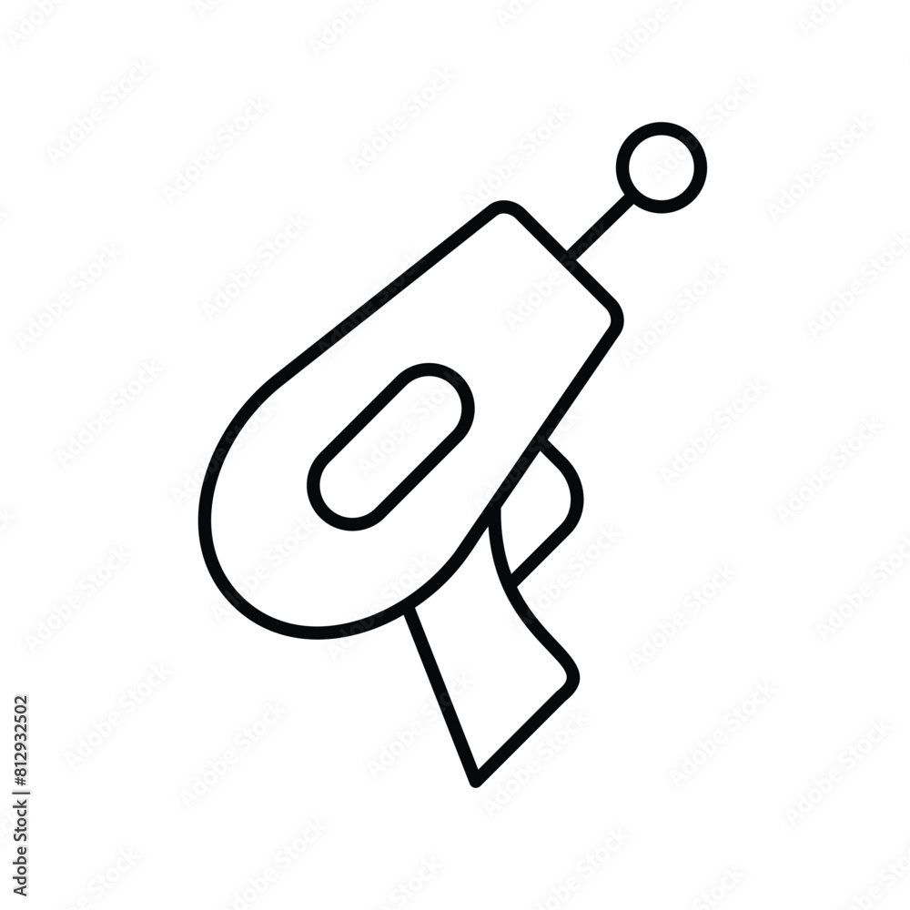 space gun with white background vector stock illustration space gun with white background vector stock illustration