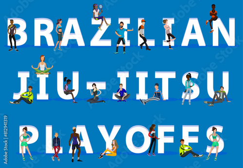 People on "Brazilian Jiu-Jitsu Playoffs" for Web, Mobile App