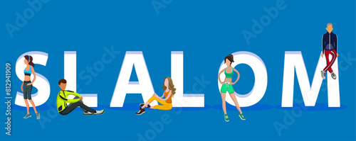 People on "Slalom" for Web, Mobile App, Presentations