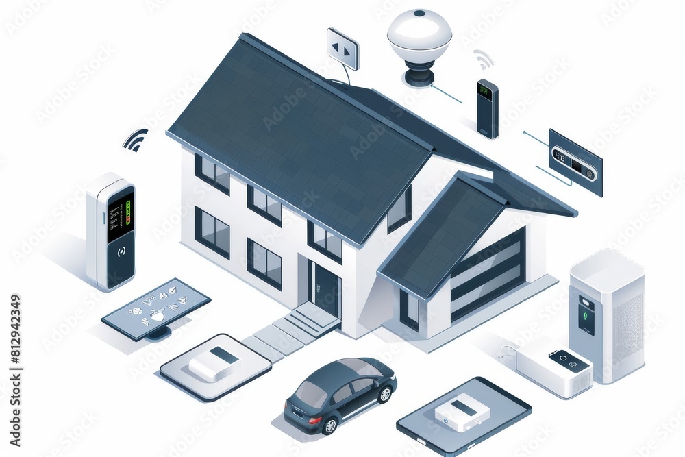 Smart home systems and sensor integration provide automated security scenarios and installation services for enhanced home protection.