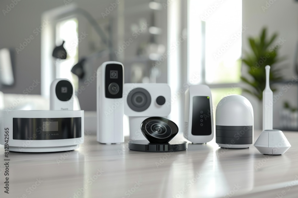 Network automation and AI-driven threat assessment technologies integrate with home security systems for advanced alarms and camera integration.