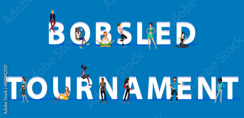 People on "Bobsled Tournament" for Web, Mobile App
