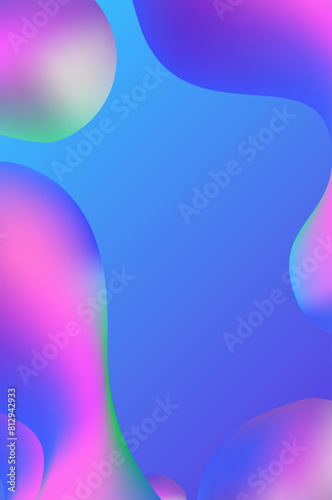 abstract blue background with bubbles