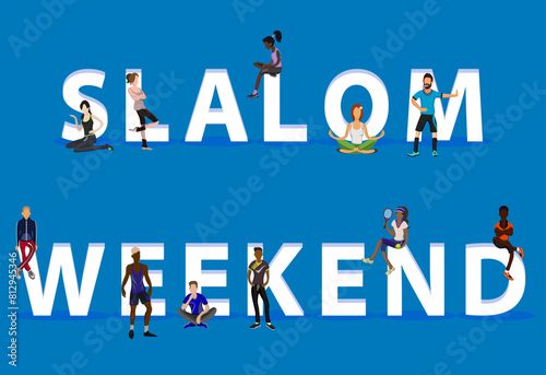 People on "Slalom Weekend" for Web, Mobile App, Presentations