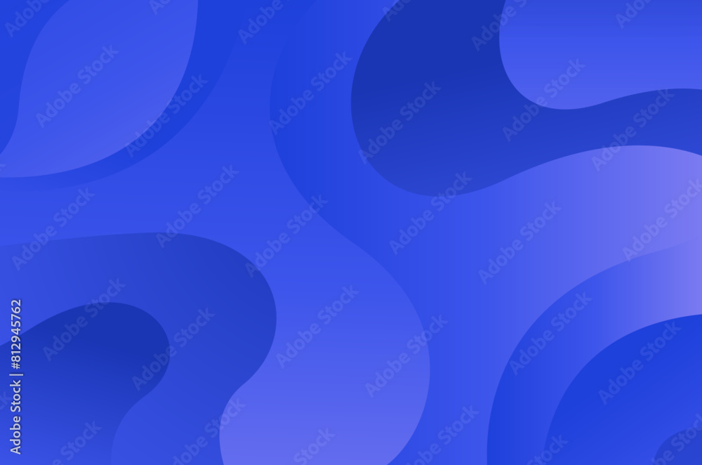 Abstract blue wave background, Abstract 3d background with dark blue wave shadow shape design.