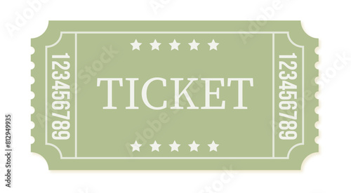 Ticket design, Ticket design template., admit one ticket, illustration of a ticket	
