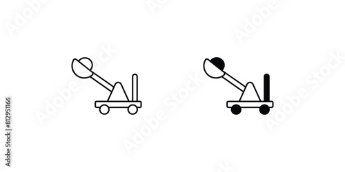 mars rover  with white background vector stock illustration