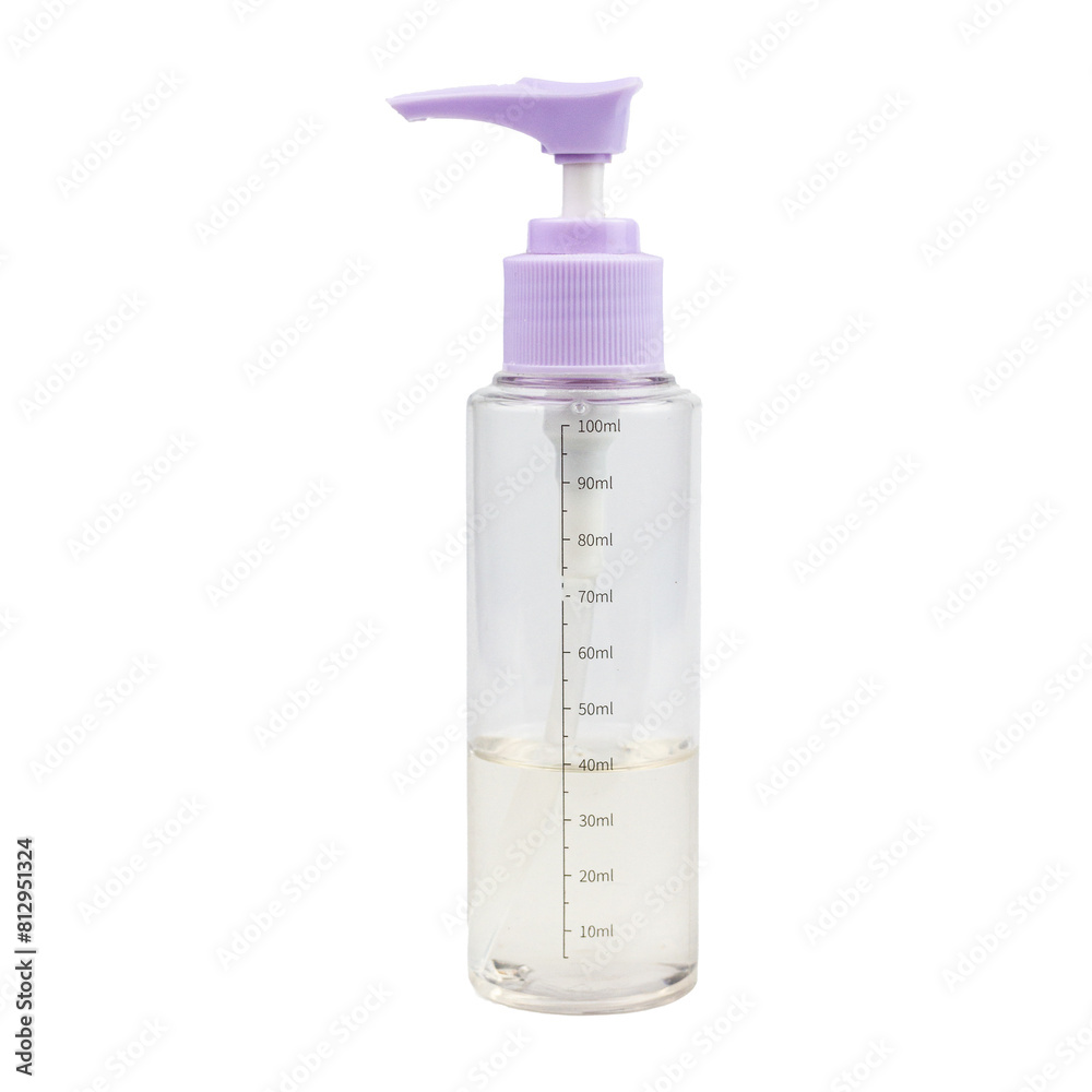 Spray bottle isolated on a white background. Clipping path included.