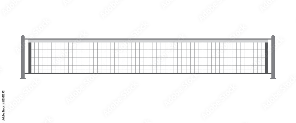 Obraz premium Tennis net volleyball vector beach background court. Tennis court net design illustration pattern sport equipment