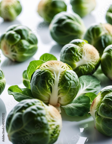 Brussels sprout is Gemmifera cultivar group of cabbage Brassica oleracea, grown for edible buds. Brussels sprouts are cultivar cruciferous group. Family Brassicaceae, old name Cruciferae. Generated AI