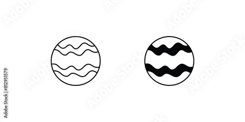 jupiter  with white background vector stock illustration
