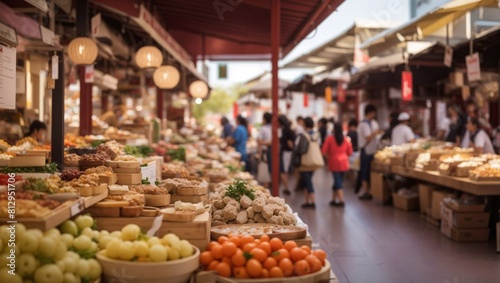 fruits and vegetables at the market