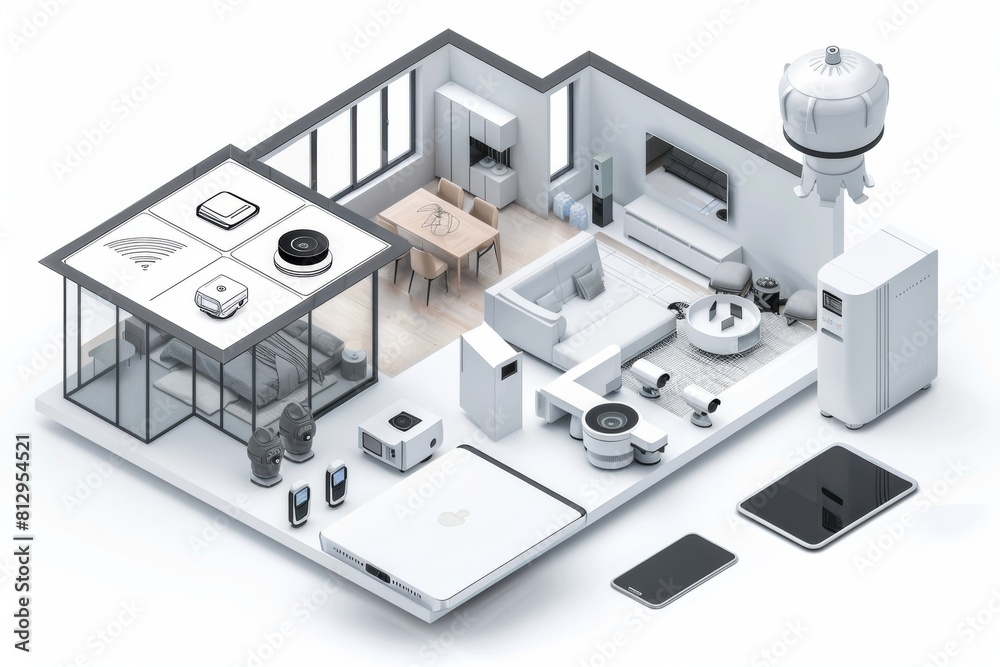 Integrated security systems with cameras and extensive wireless control use voice-operated alarms for effective home IoT connectivity Integrated security systems with cameras and extensive wireless control use voice-operated alarms for effective home IoT connectivity