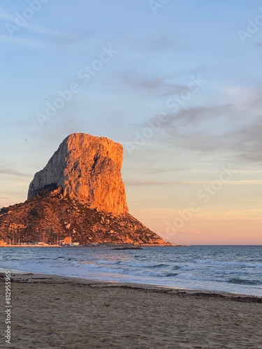 sunset on the beach