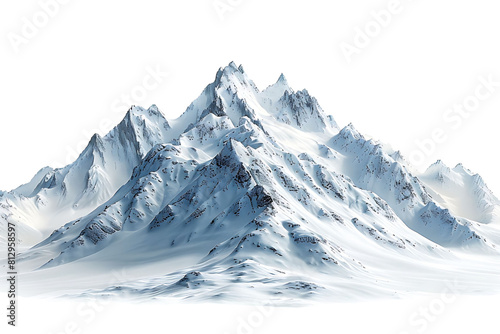 Huge Mountains on isolated transparent background © Irfan Hameed