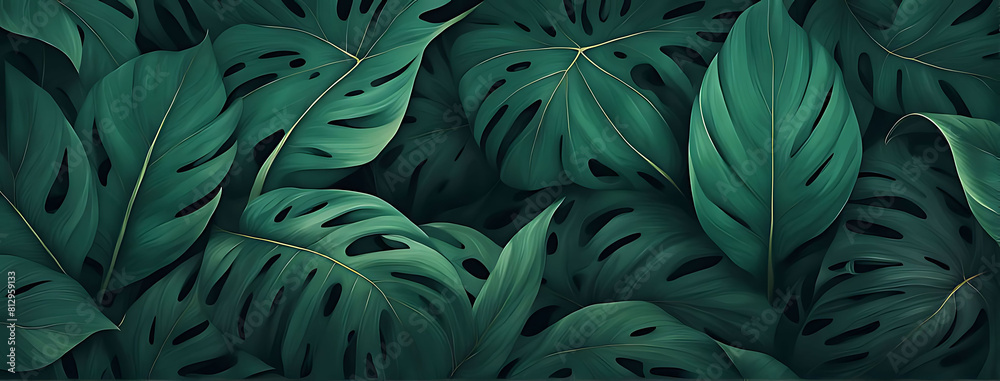 Pattern leaf background green plant tree abstract palm floral wallpaper flower foliage art jungle. Background luxury leaf pattern texture design line summer gold nature monstera fabric golden leaves.