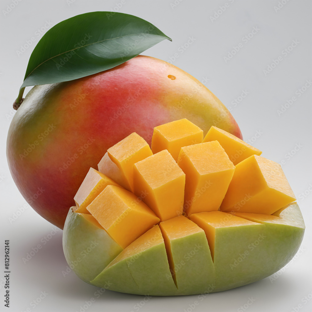 mango on plate