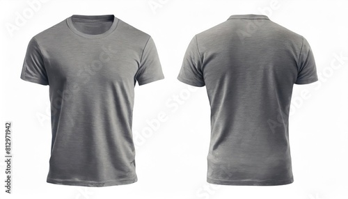 grey T-shirt mockup