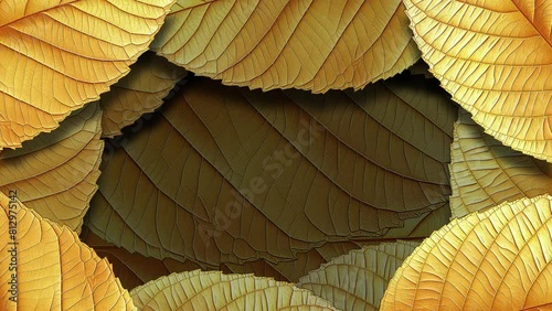 Delight in the tranquil beauty of swaying leaves against a deep backdrop in stunning 4k resolution.