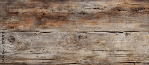 Copy space image of weathered or distressed wooden material photo