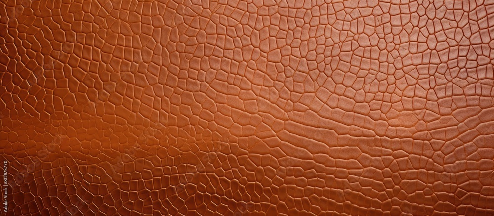 A copy space image of a smooth and textured surface made of leather used as a background A copy space image of a smooth and textured surface made of leather used as a background