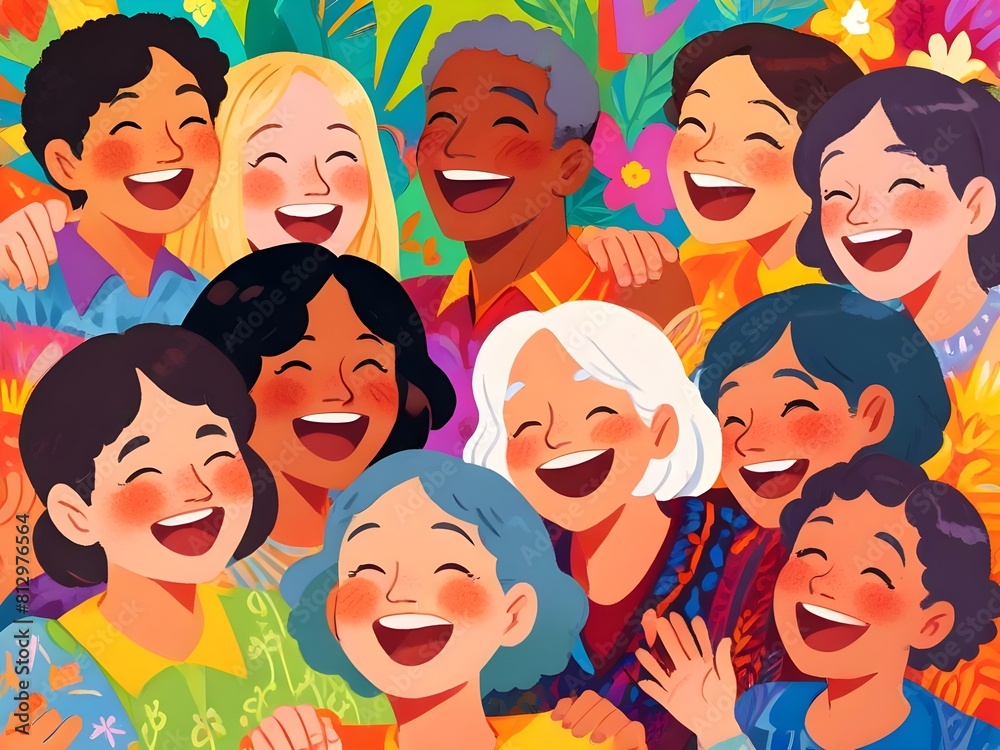 the happy world share with different humans beautiful smile the happy world share with different humans beautiful smile