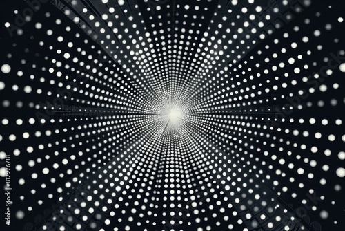 a black and white image of a starburst