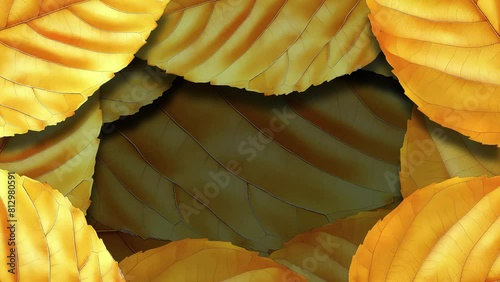 Embark on a peaceful retreat with captivating 4k footage showcasing swaying leaves against a deep backdrop.